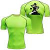 Bleach Clothing Fitness Compression Running T-Shirt Men Tops Bat Printing T Shirts Men Quick-Drying Gym Sportswear Jersey Tee