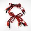 4MM Banana Plug Alligator Clips Electrical DIY Test Lead Crocodile Test Hook Cable Connector Dual Tester Probe Multimeter