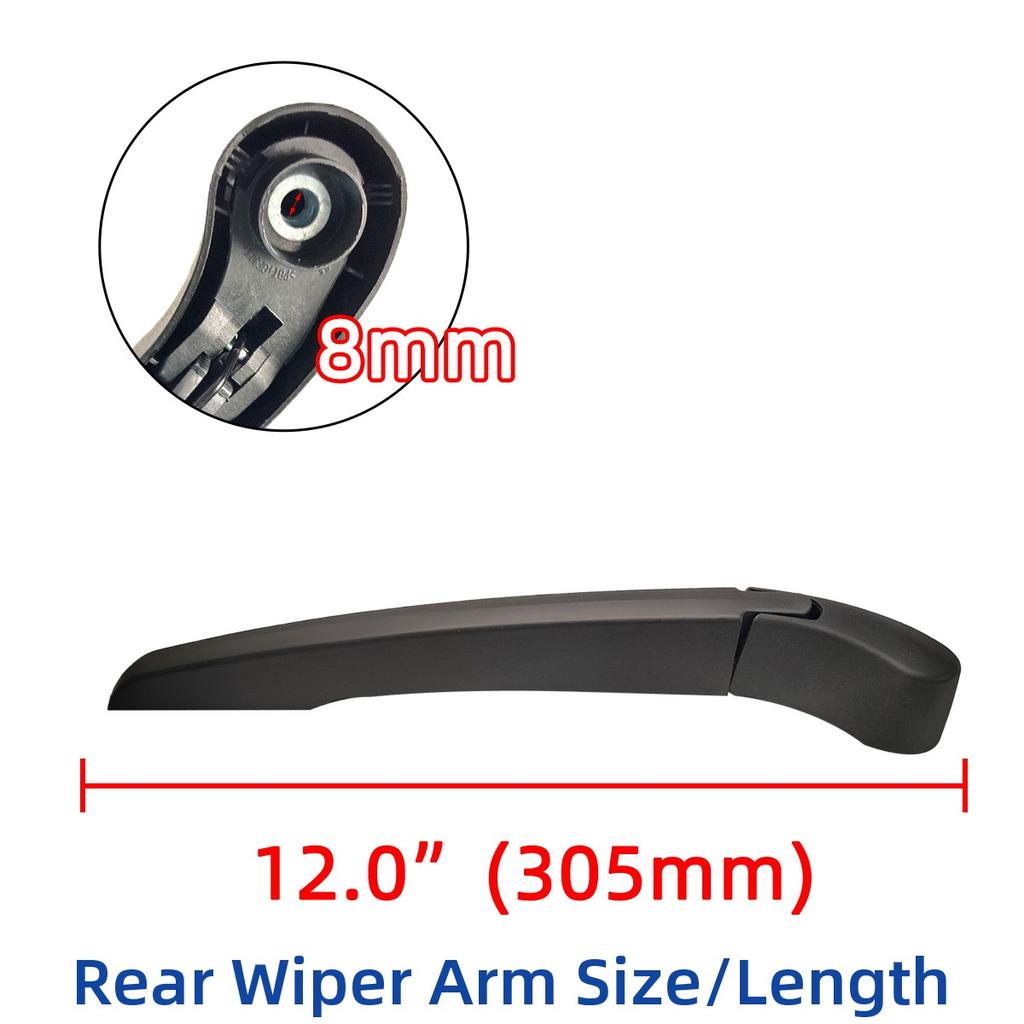 Комплект щеток и рычагов заднего стеклоочистителя 14 дюймов, 350 мм для BMW X1 2016-2020, лобовое стекло, лобовое стекло, задняя дверь, щетка для дождя