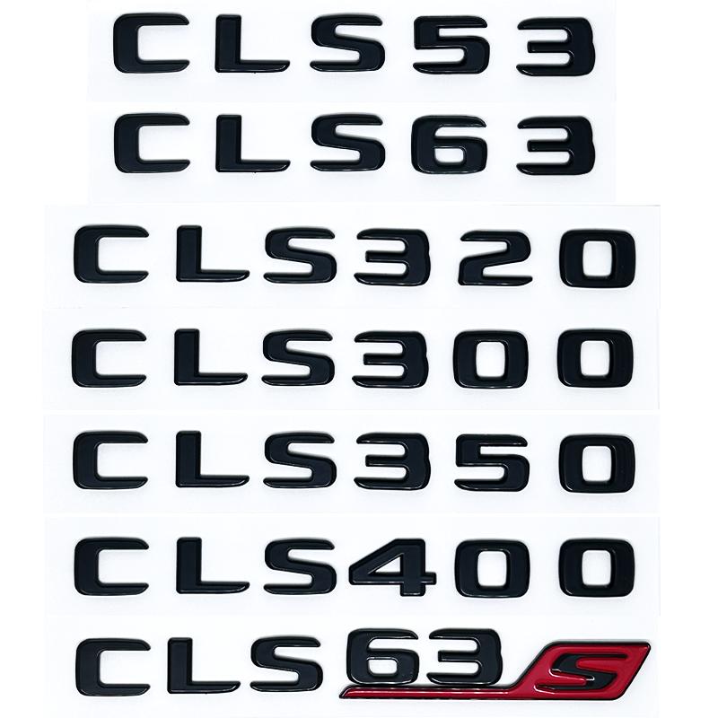 Буквы Логотип Значок Наклейки на Багажник Автомобиля Для Mercedes Benz CLS Класса 53 63 CLS260 CLS300 CLS400 CLS350 CLS320 C257