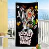 Warner Bros. Works Customize Your Name Beach Towel Super Soft & Absorbent Suitable for Sports Travel Swimming Yoga Bathroom Beach And Pool
