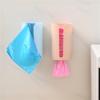 Kitchen Garbage Bags Storage Rack Plastic Bags Holder Punch-free Self-adhesive Wall-mounted Household Bathroom Organizer Box