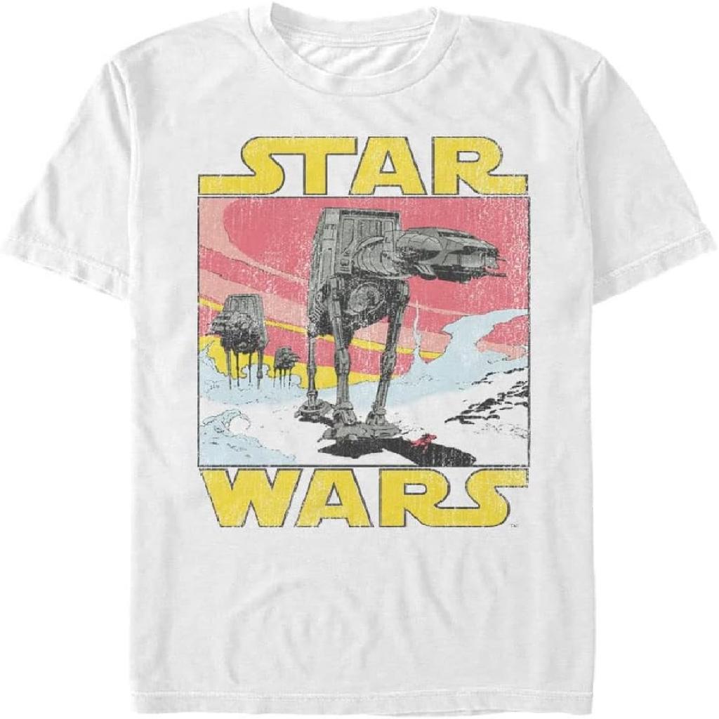 STAR WARS Sw ATAT Мужские Топы Футболка с коротким рукавом