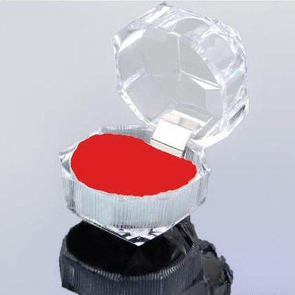 Nice Clear Crystal Beautiful Hot Organizer Display Case Jewelry Box Earrings Brooch Storage