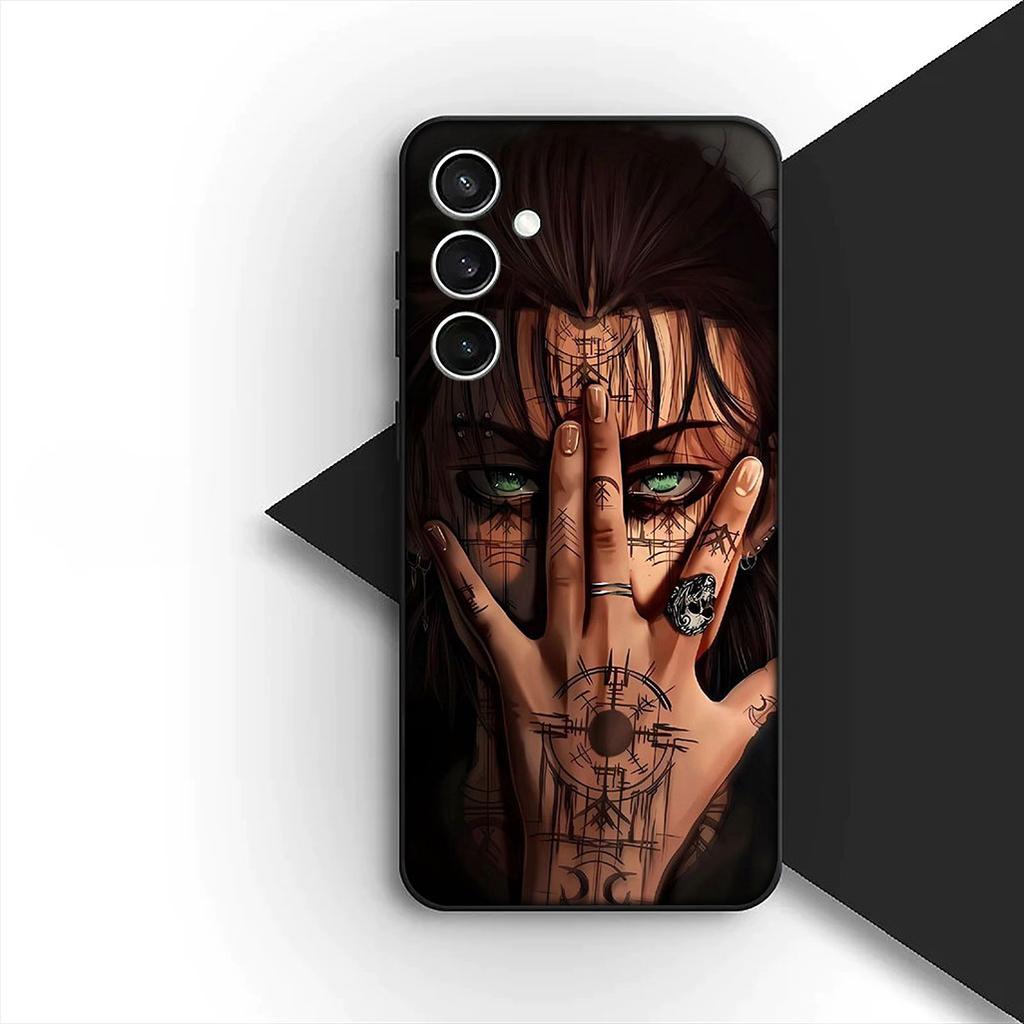 Чехол для телефона Attack On Titan с Эреном Йегером и Леви для Apple iPhone 17 16 14 15 Plus Pro Max 16E ProMax + 15Plus 15+ 16+ Чехол