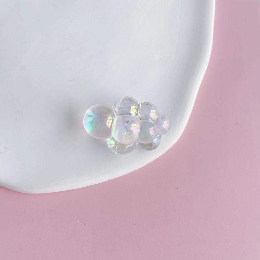 Цветной акриловый брелок-подвеска в виде облака для самодельных ювелирных изделий и телефонных цепочек