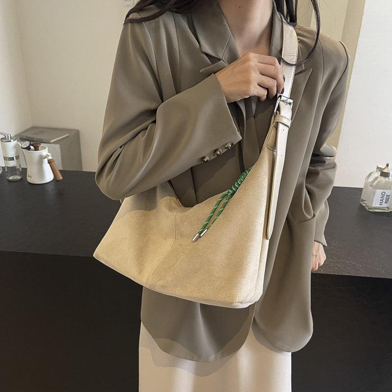 Осенне-зимняя вместительная сумка-мессенджер для поездок на работу, женская новая ретро-тоут под мышкой премиального качества