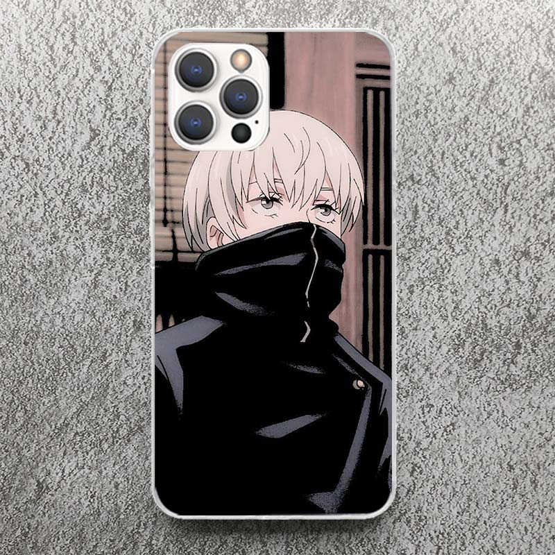 Kaisen J-Jujutsu Инумаки Тоге Чехол для телефона Для iPhone 13 12 Mini 11 Pro Max XS XR X Max 7 Plus 8 SE 6 6S 5 5S Мягкий силикон Печать