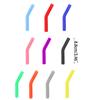 10 Pcs 304 Stainless Steel Straw Silicone Cover Suitable for 8mm Color Straw Nozzle Cover Silicone Head Straw Set
