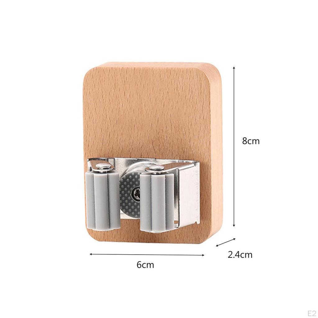 Регулируемый настенный держатель для метлы и швабры для организации домашнего пространства