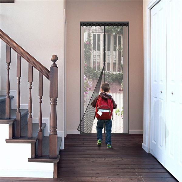 HOT Velcro Magnetic Screen Door Net Anti Insect Mesh Fly Screen Mosquito Protection Net Magnet Curtains for Doors Windows Screen
