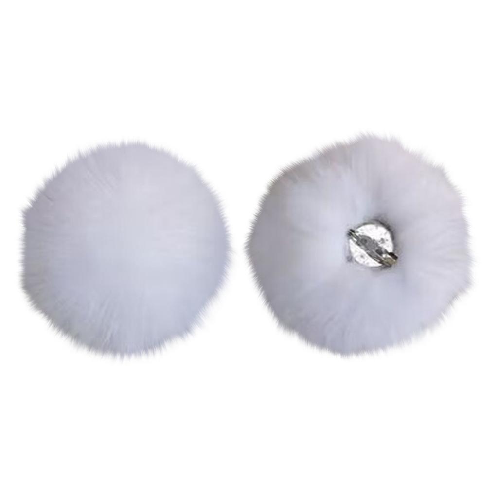 Pompom 5cm 6cm 8cm Ball Soft Pompon DIY Pompons For Keychain Sewing On Scarf Hats Shoes Apparel Craft Supplies