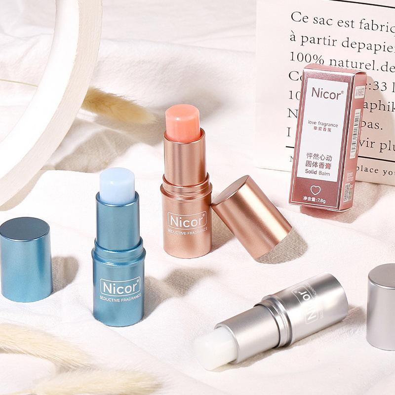 Твердые духи женские твердые бальзамы мягкий длительный аромат дезодорант аромат