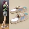 Мода Завязанные Обычная Кожа Осенняя Обувь Женская Мэри Джейн Кроссовки Женские Прозрачные Кроссовки Спорт Кэжуал Кроссовки Мобильный