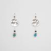 MERRYMOTIVE [Silver] Turquoise point native american earring