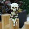 New Fishing Skeleton Decoration Creative Resin Skeleton Head Garden Landscape Decoration Crafts
