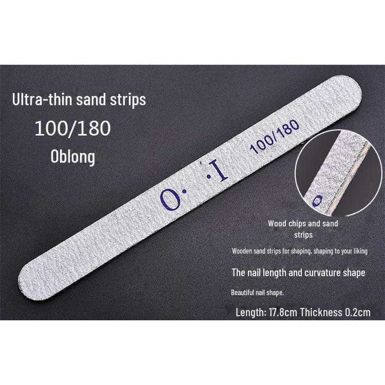 Губка для придания формы и полировки ногтей с крупным и мелким песком для настоящих ногтей