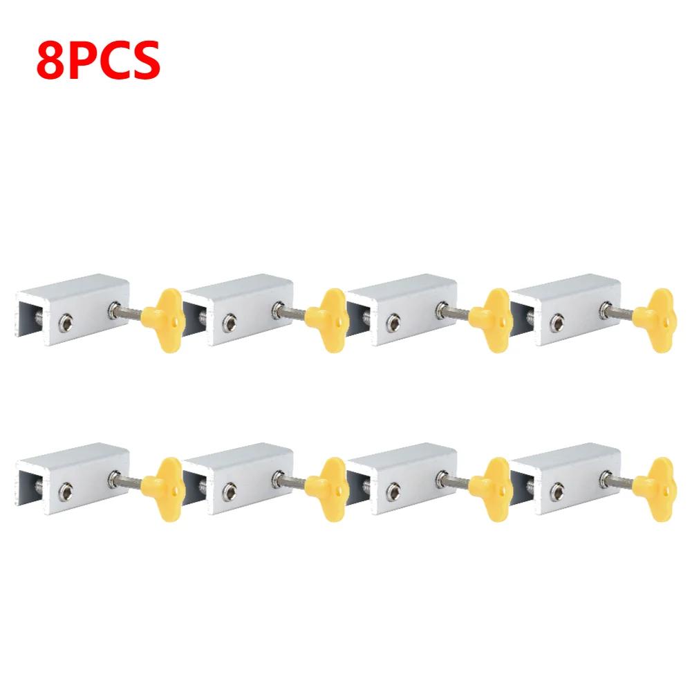 Одно-/двухстворчатая регулируемая раздвижная дверь, оконный замок, стопор дверной рамы, замок безопасности, фурнитура для улучшения дома