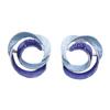 Hot-selling round hollow gradual change round ring hand-painted enamel colored stud earrings light luxury daily commuting versatile earrings