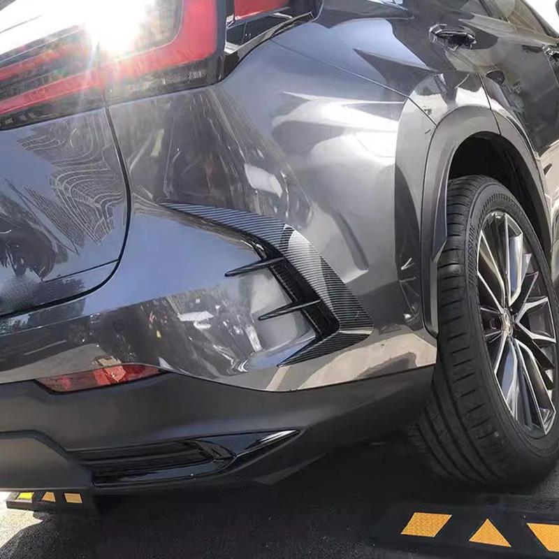 Для Lexus NX 250 260 350h 350 F 2024 Автомобильный задний бампер Спойлер Воздухозаборник Выпускное отверстие Декоративная крышка Рамка Бровь Аксессуары