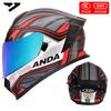 DOT 3C Certified Full Face Motorcycle Helmet Men Women All-Season Riding Safety Gear With Multiple Visor Options