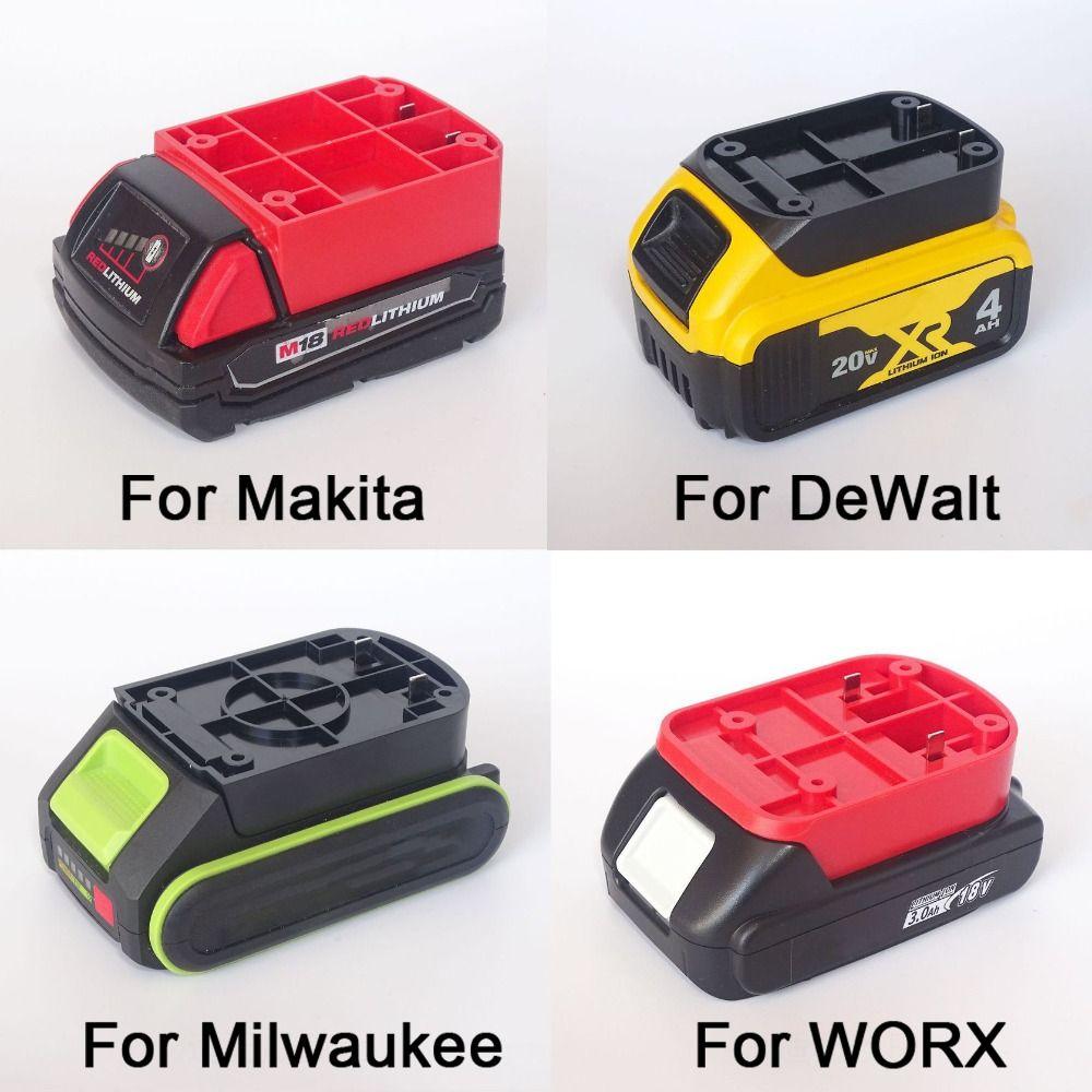 Portable Battery Connector for Makita/DeWalt/WORX/Milwaukee 18V Lithium Battery