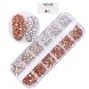 1440pcs SS4-SS6 Mixed Sizes Glass Nail Rhinestones Crystal Strass Multi-Color For Nail Art Decoration Accessories Rhinestones