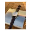 Vintage Leather Strap Gold Wristwatch Round Water Resistant Tarnish Resistant Retro Minimal New Season