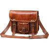 11" Small Leather Messenger Bag Shoulder Bag Cross Body Vintage Messenger Bag for Women & Men Satchel Man Purse Competible with Ipad and Tablet