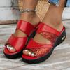 Fashion Women Wedge Slippers Glitter Platform Comfortable Sandals Casual Sling Backs Slippers New Summer Shoes for Women Slides Women