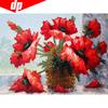 Diamond Embroidery Flower Rhinestones Pictures Diamond Painting Round Full Drill