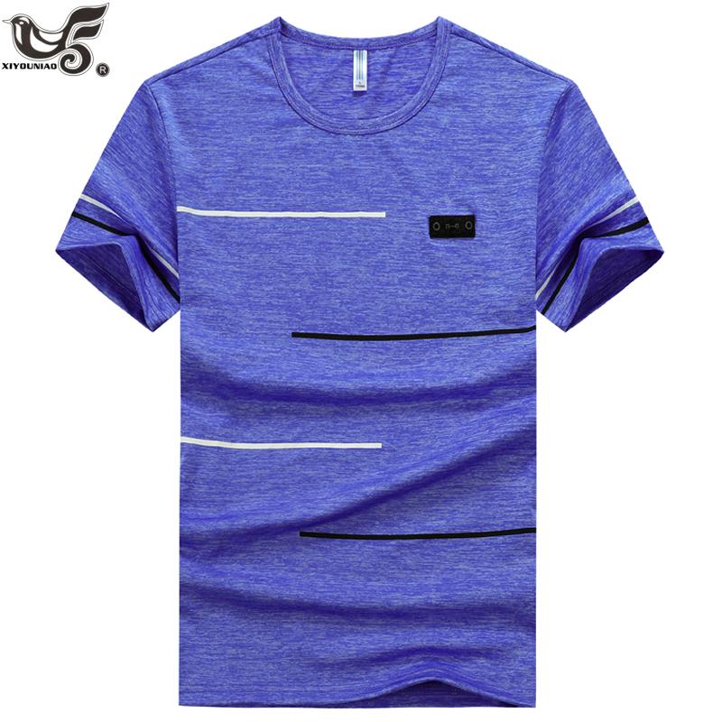 Summer Brand Tops Quick Dry Slim Fit T-shirt Men Sporting Clothing Short Sleeve