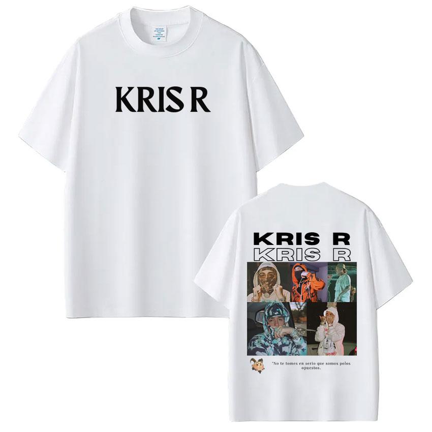 Rapper Kris R Album Tour 2026 Print Tees Unisex Women Fashion Clothing Tshirts Shortsleeved Casual pure Cotton Hiphop Tshirts