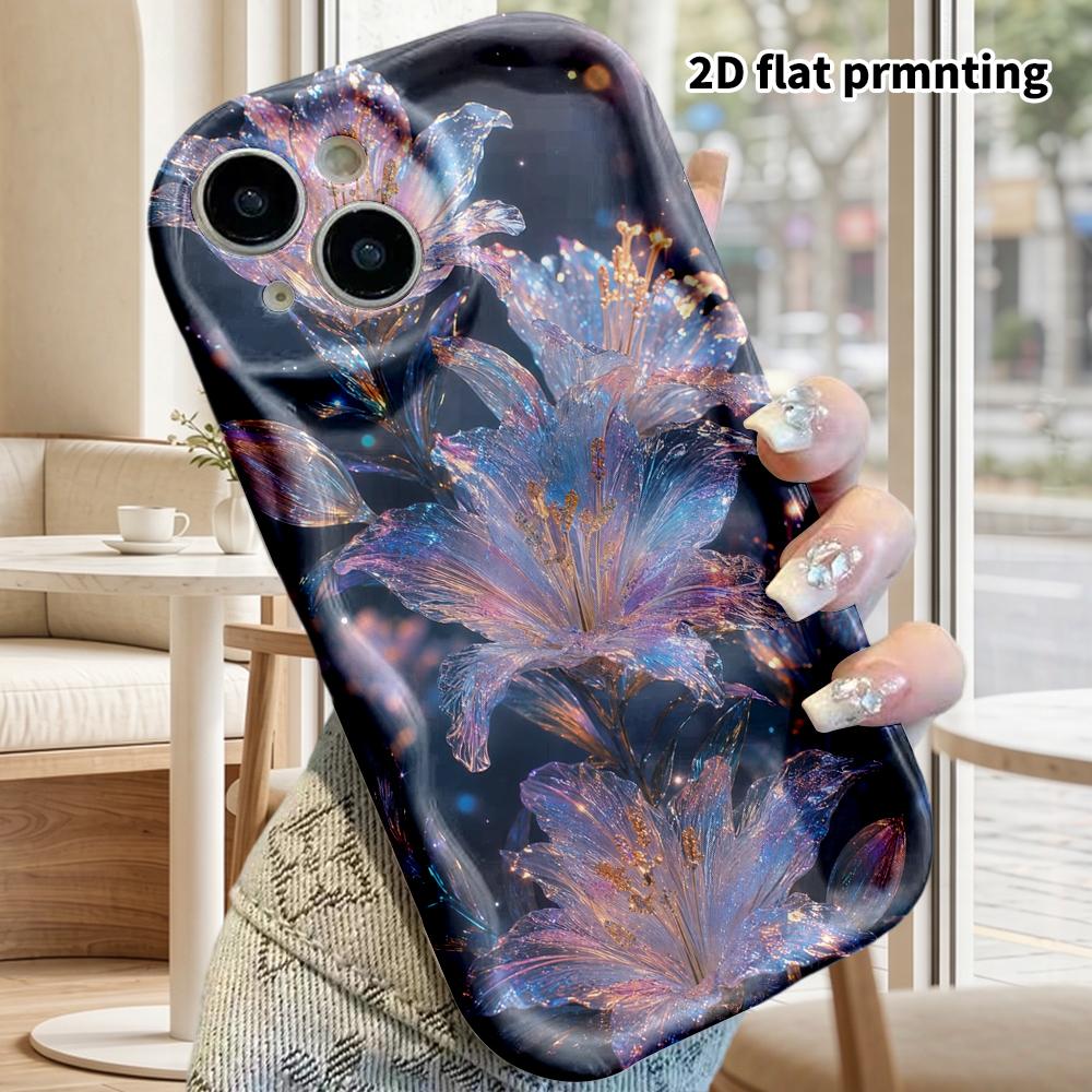 Phone Case: 2D flat design suitable for iPhone 18 17 16 15 14 13 Pro protective case, couple style, dreamy and fairy-like, Christmas and Halloween gif