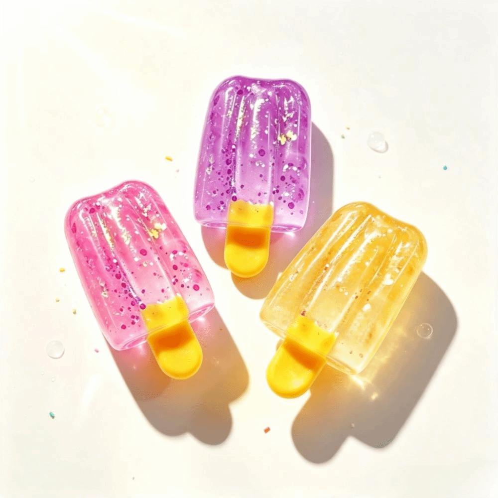 Transparent Reduce Pressure Toys Colorful Popsicle Sensory Toys Reduce Anxiety Toy Gifts