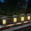6pcs Solar Powered Ground Frame Lamp with Zip Tie Garden Lighting Pool Fence Light  for Home Yard