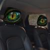 2PCS Simulation Dragon's Eye Car Pillowcase Car Seat Headcover  Gift for Car Lover