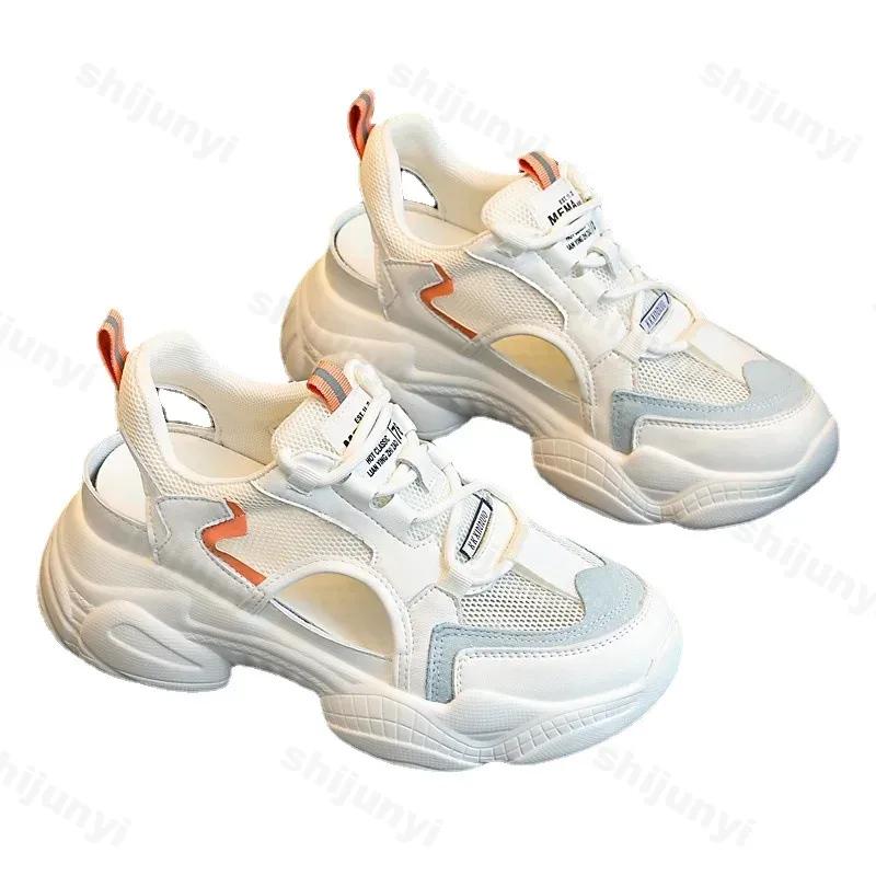 Fashion Fashion Women Sandals Summer New Lady Platform Chunky Comfortable Mesh Open Toe Casual Sports Sandals Ladies Shoes