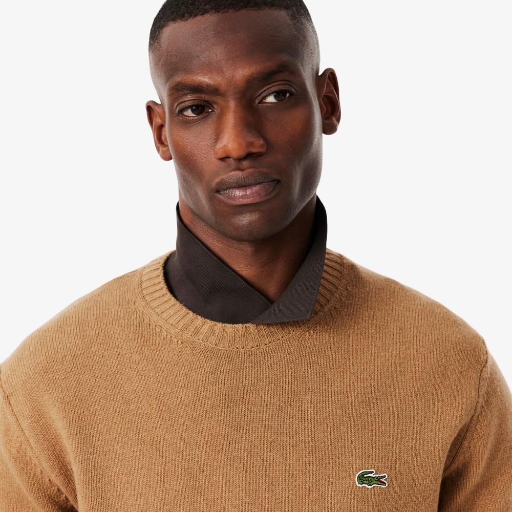 [Lacoste] Men's Wool Crewneck Sweater AH2916-55NTUY
