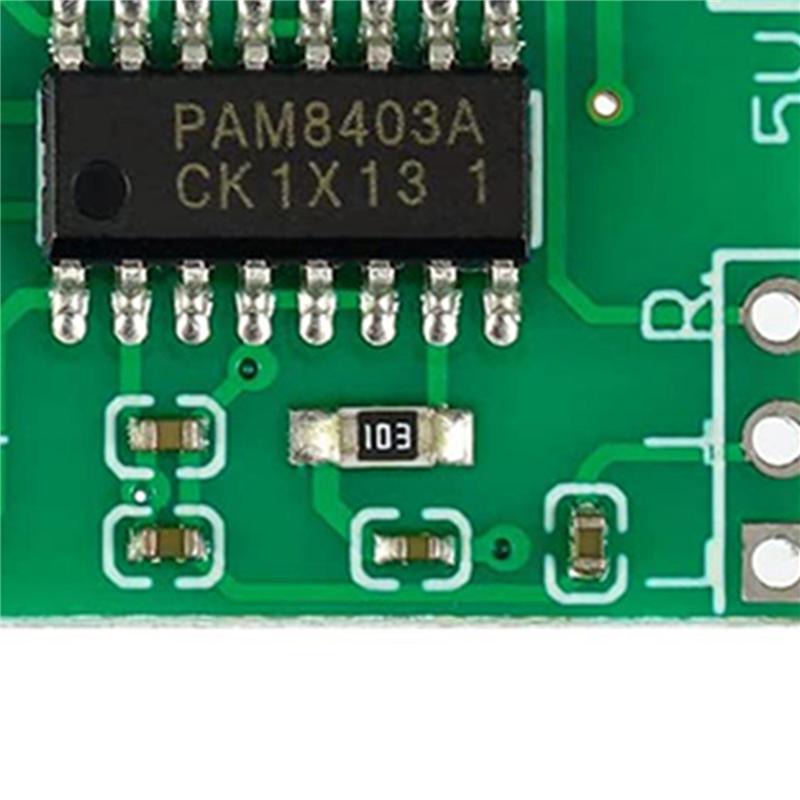 -A12R 40 PCS PAM8403 Module Super Mini Digital Amplifier Board 2 X 3W Class D Digital 2.5V To 5V Power Amplifier Board