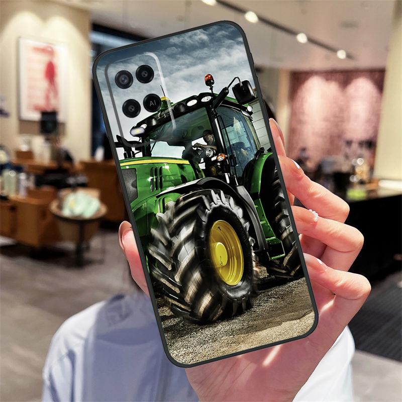 Фермерский Трактор Чехол Для Oppo A78 A98 A79 A18 A38 A58 A40 A60 A80 A16 A76 A96 A15 A74 A94 A54 A17 A77