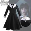 New Kids Long Sleeve Dress Adam's Family Cosplay Princess Style