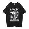 Cartoon Junji Ito Uzumaki T-Shirt Horror Japan Guro Funny Girl Anime High Quality Cotton T Shirt Gift Shirt