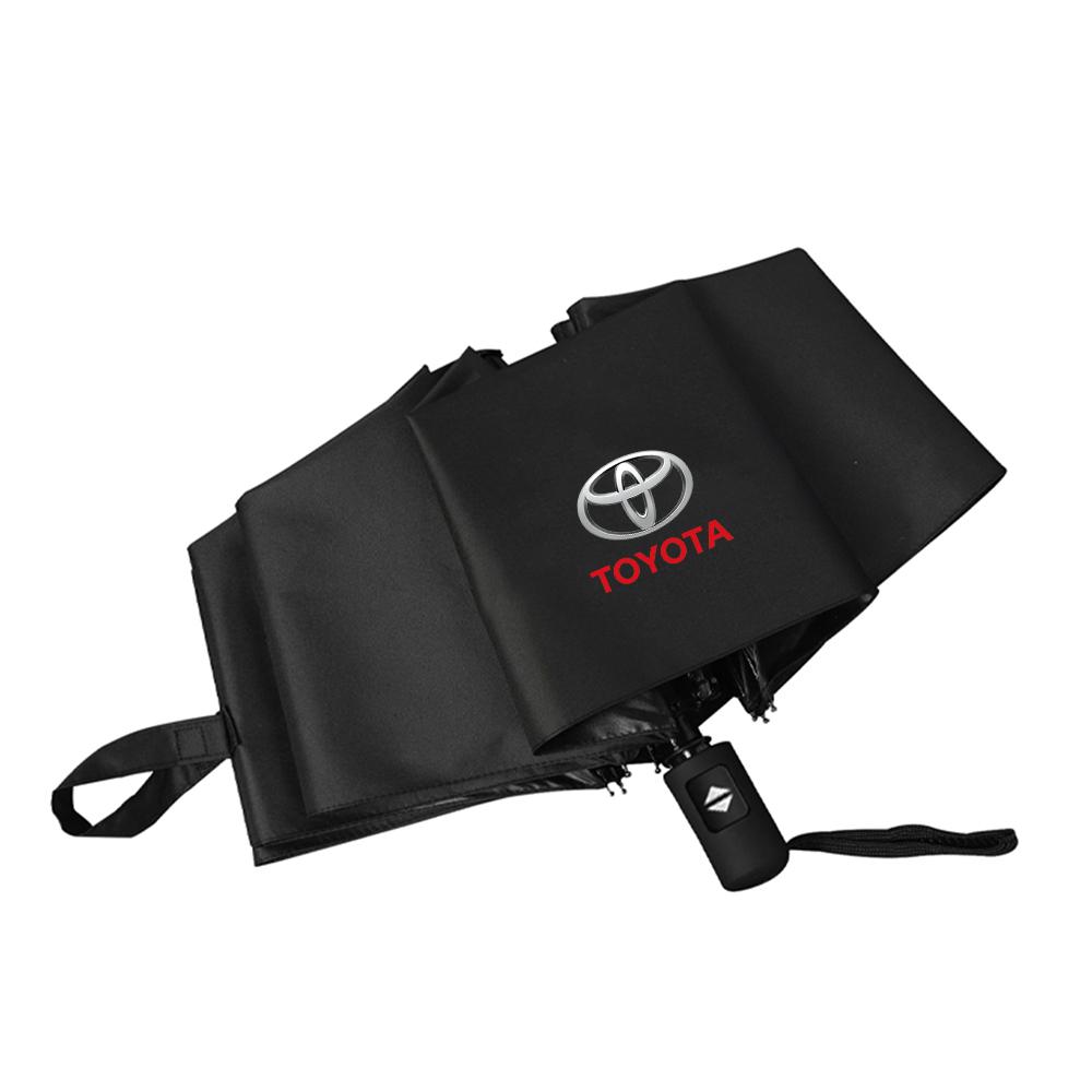 Для Toyota 2026 Горячие Колпаки на Колеса 1 шт. Автоматически Складывающийся Ветрозащитный Солнцезащитный Зонт для Автомобиля Toyota 4runner Harrier Venza Yaris Cross