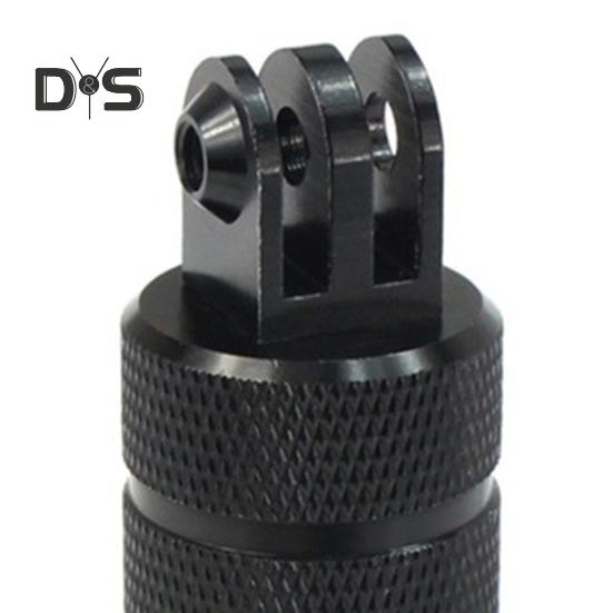 Vertical Stand Extension Arm Aluminum 360-Degree Rotation Camera Mount Vertical Metal Swivel Tripod Adapter for Gopro Hero12/11