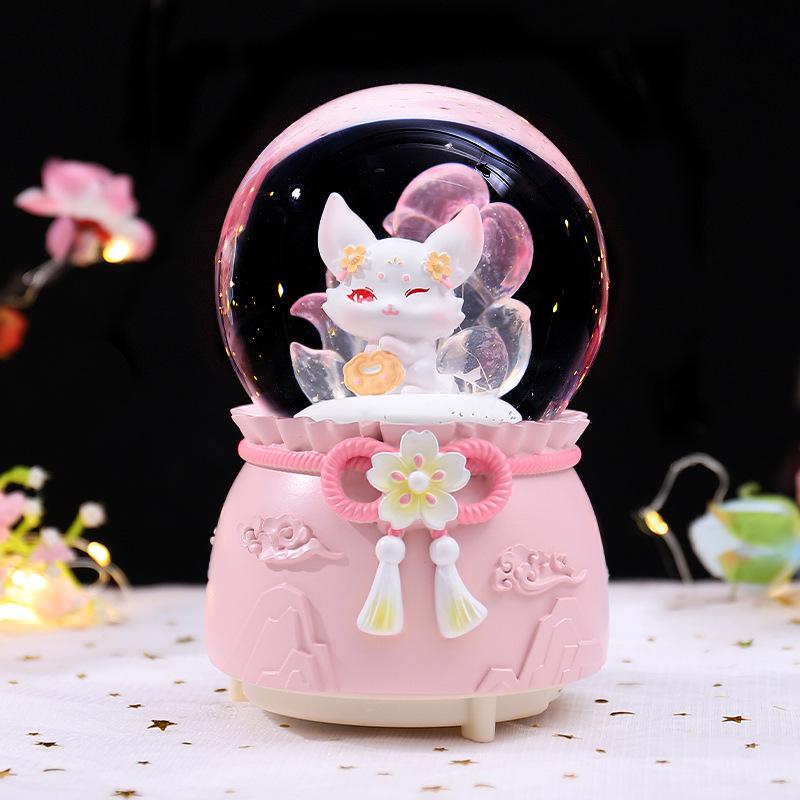 Астронавт Хрустальный шар Музыкальная шкатулка Украшение - Студент Снежный шар Подарок на день рождения