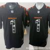 NFL Cincinnati Bengals Retro Jersey Mens Short Sleeve Football Shirt Embroidered Number 9