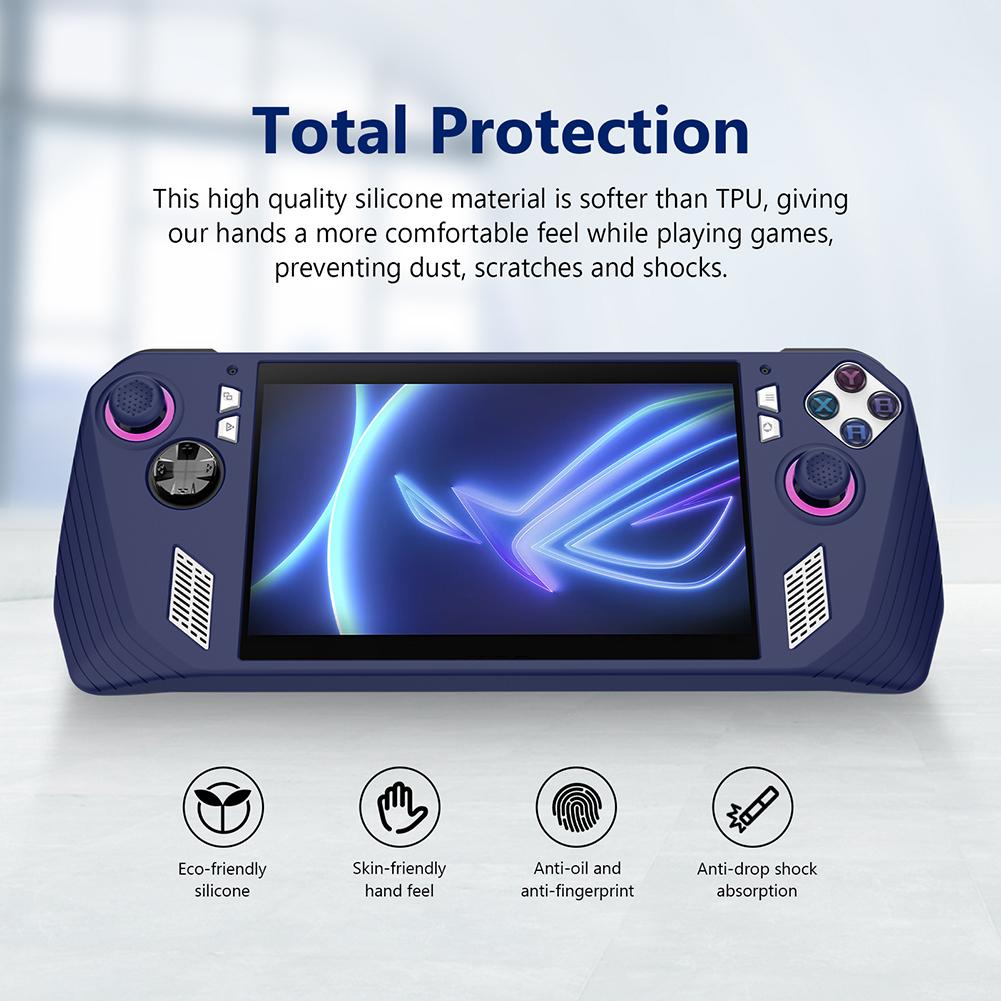 Чехол для игровой консоли ASUS ROG Ally, мягкий силиконовый защитный чехол от царапин, защитный чехол ROG Ally, игровые аксессуары