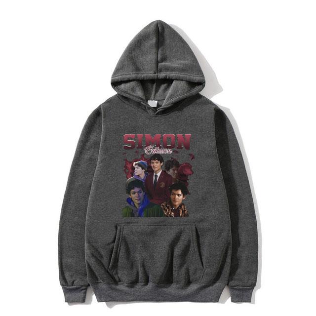 Свитшот с графикой Simon Eriksson Omar Rudberg для мужчин и женщин, повседневный винтажный свитшот, мужской пуловер с капюшоном из высококачественного флиса и хлопка