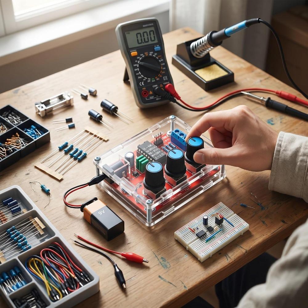 FR-4 Fiberglass DIY Generator Kit Acrylic Signal Generator Kit Electronics Enthusiasts